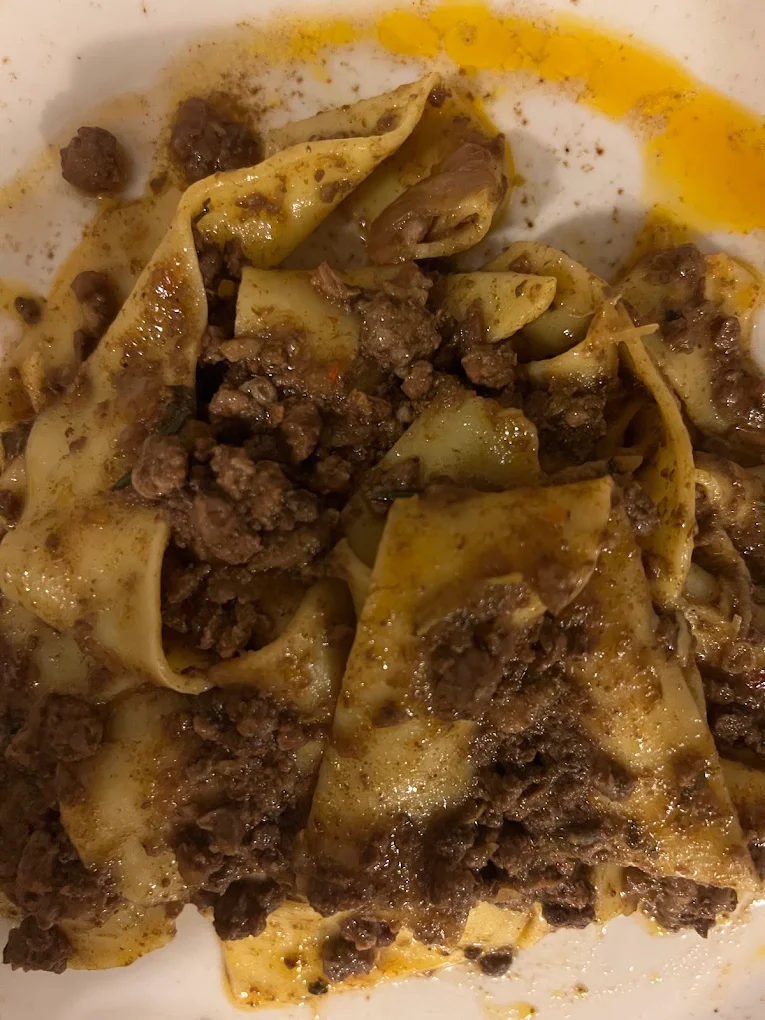 Pappardelle al ragù di cinghiale
